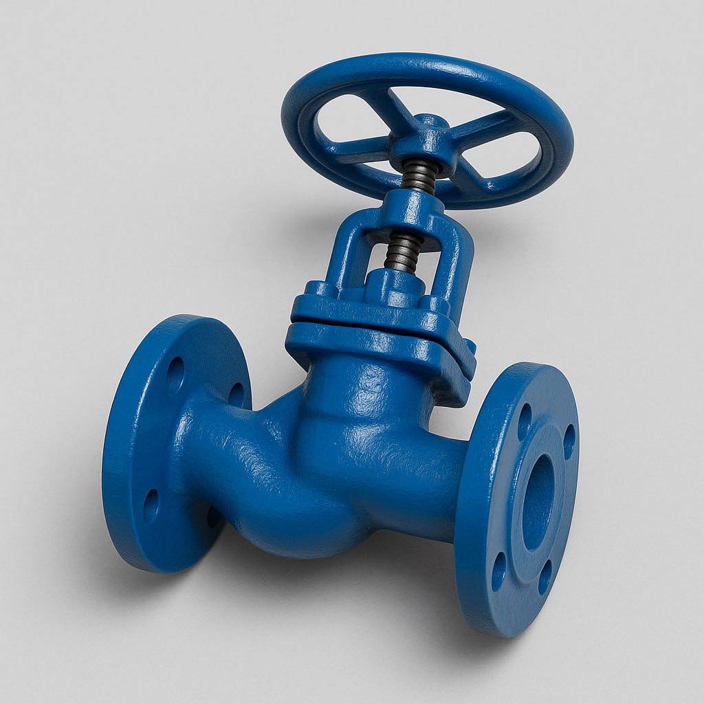 Клапан чугунный обратный фланцевый ДУ 300 РУ 2.5 ГОСТ 27477-87