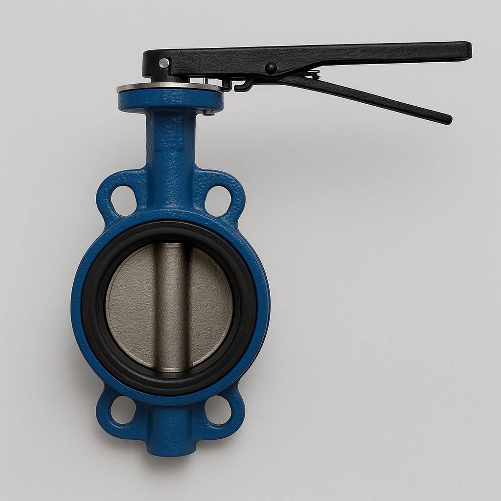 Затвор чугунный дисковый ДУ 2000 РУ 2.5 ГОСТ 12521-89